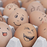 laughing eggs